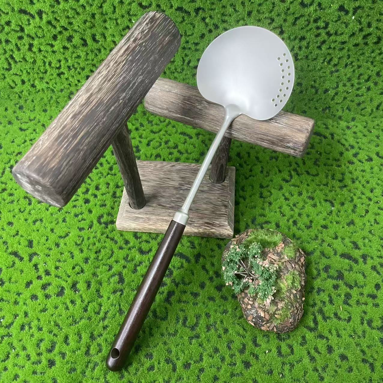 微瑕 钛 胡桃木爱心锅铲 38cm*10.5cm