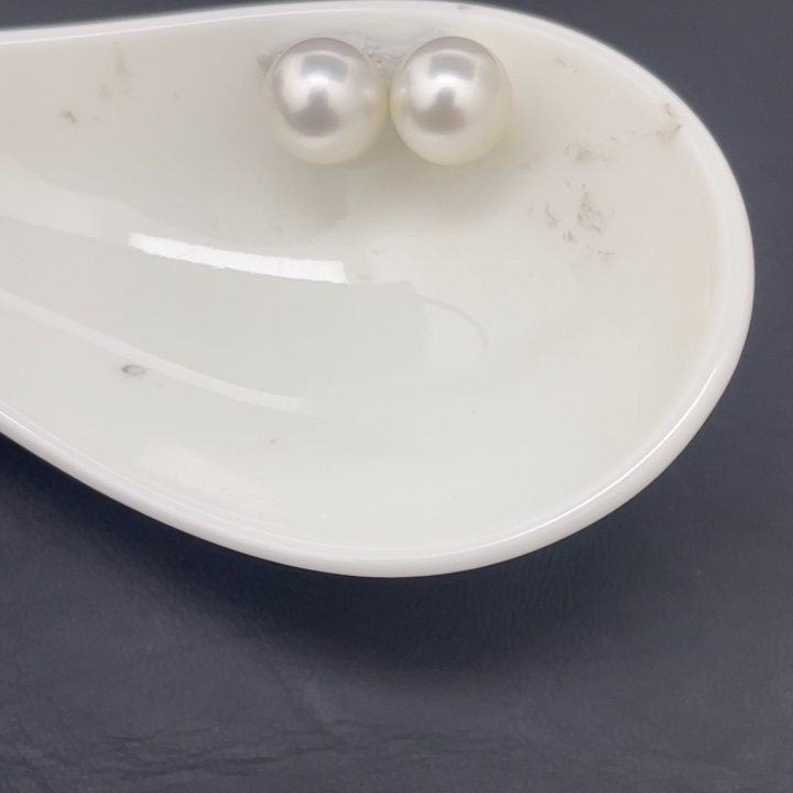 海水珍珠耳饰未镶嵌欣**放9-10