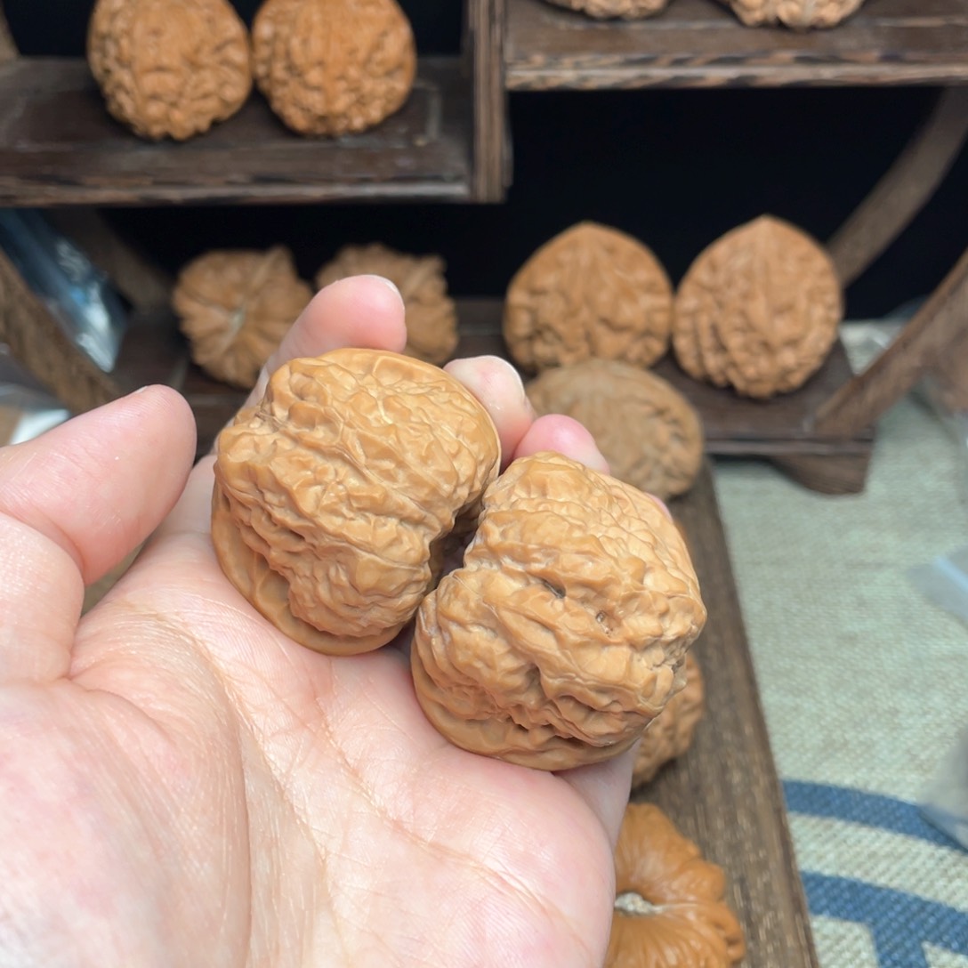 文玩核桃把件冯*子41蛤蟆头