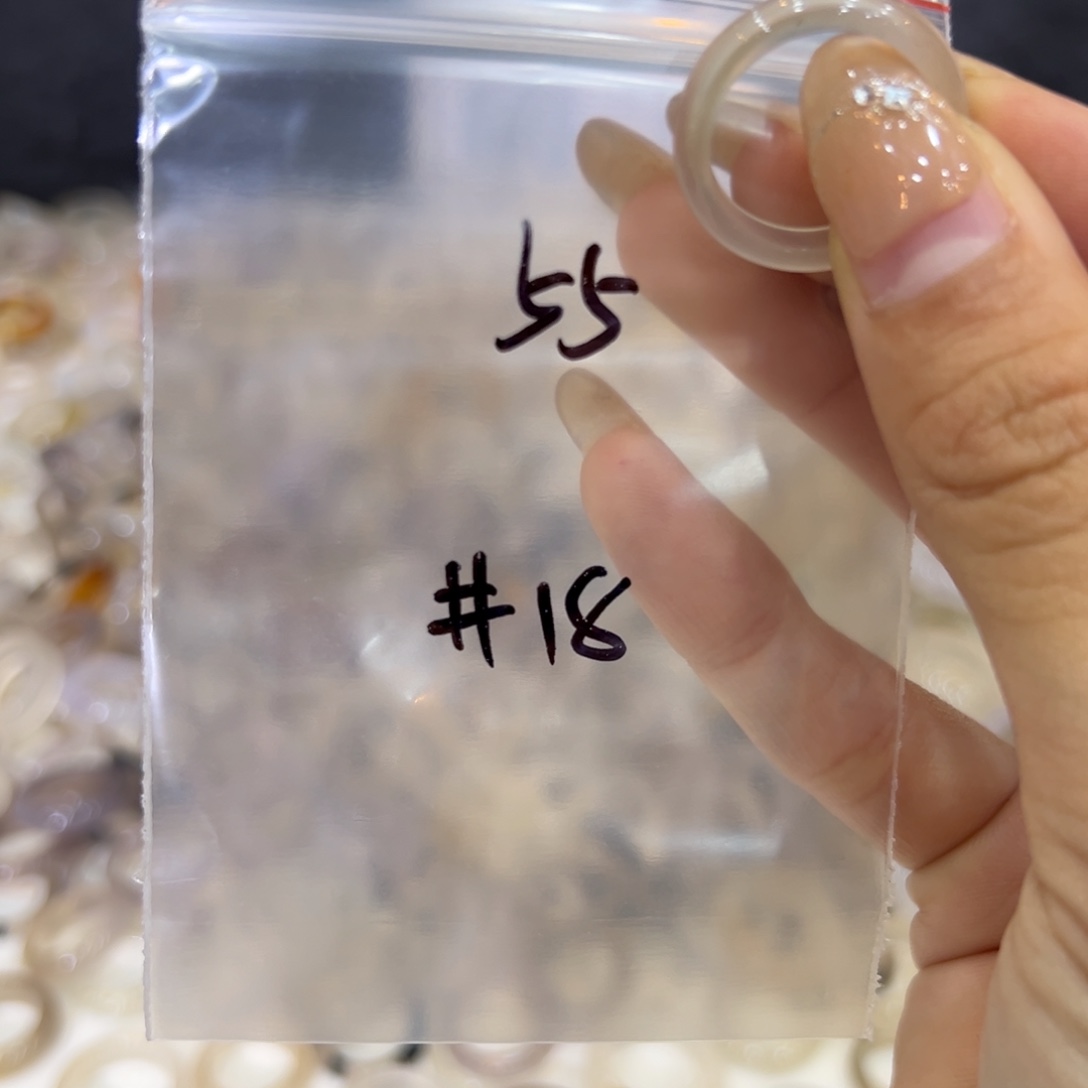 玛瑙/玉髓戒指合金55