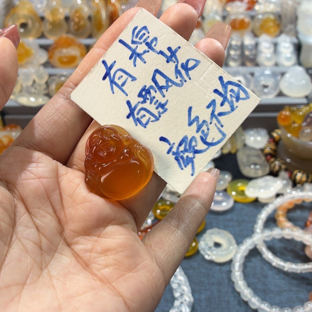 玛瑙/玉髓未镶嵌吊坠(不含链)