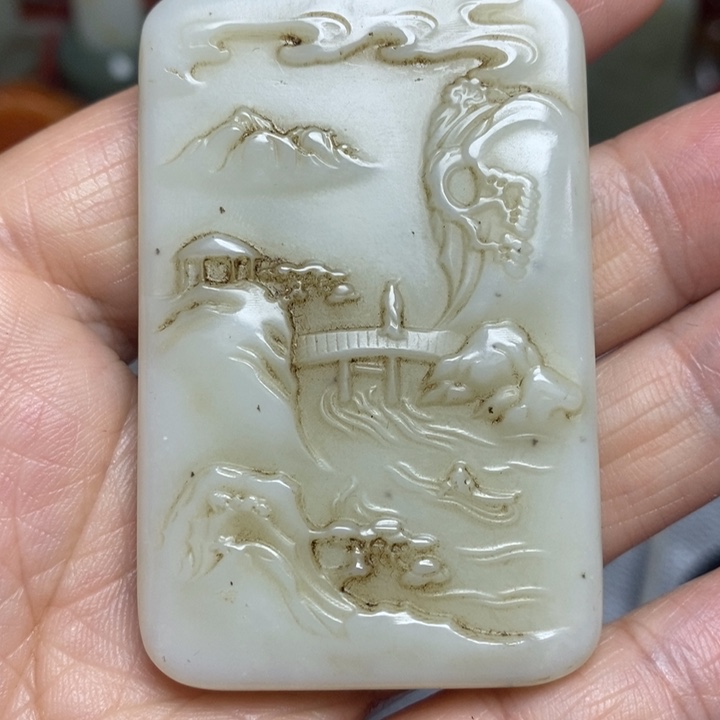 和田玉（糖玉）颈饰未镶嵌
