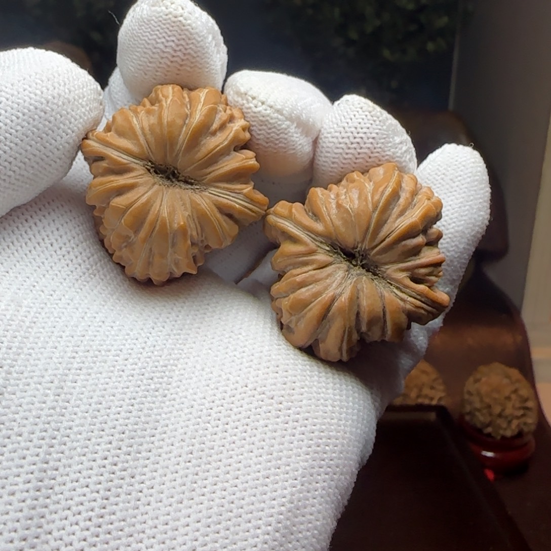 把件文玩核桃拱桥楼
