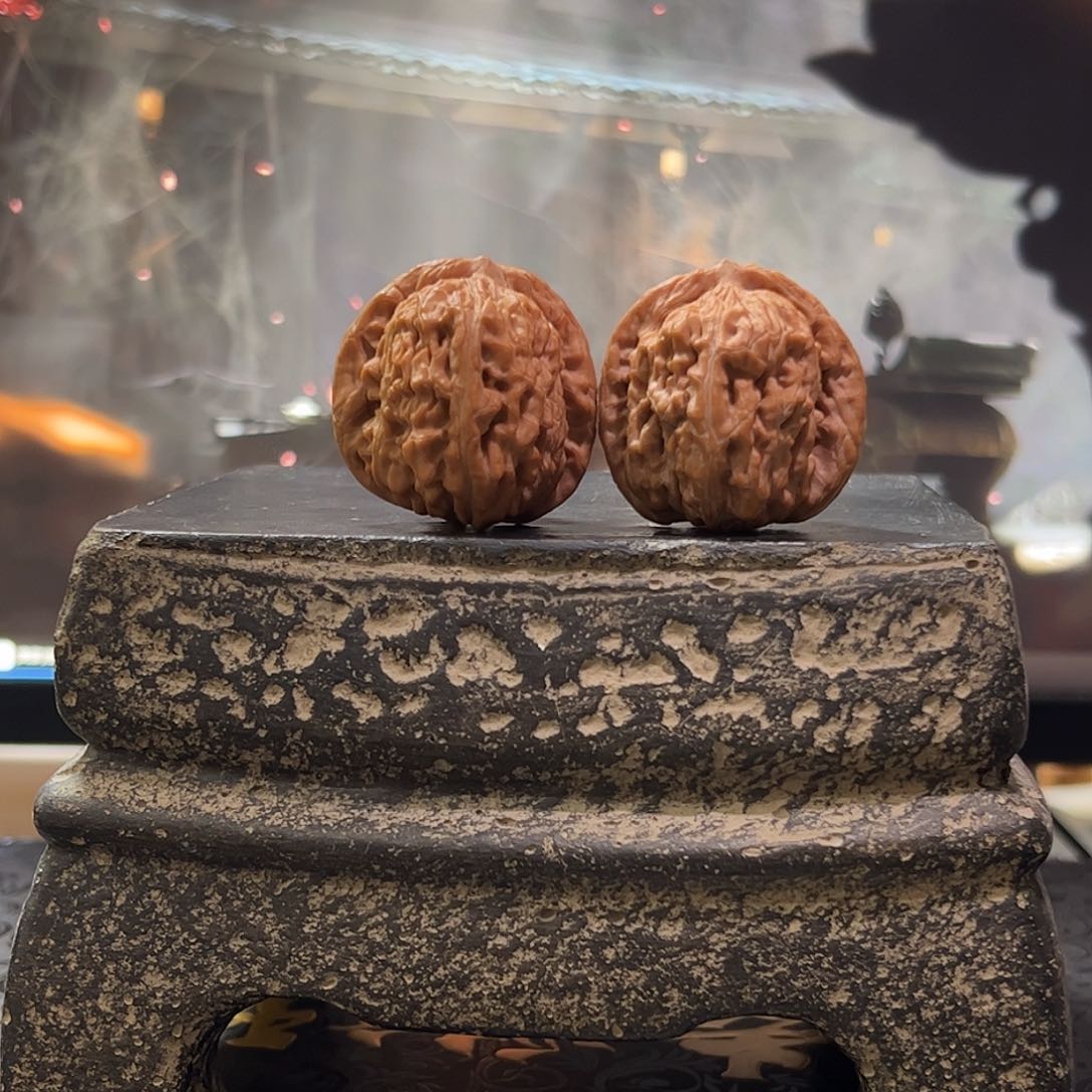 桃核吊坠平谷四座楼狮子头021801