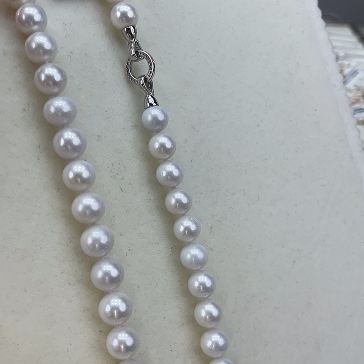 淡水珍珠颈饰银S925镶嵌➕9.5-10.5高品