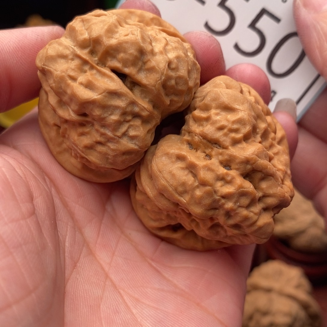 文玩核桃把件开背蛙40