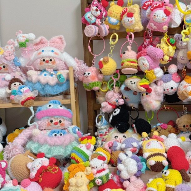 【改价拍】毛线扭扭棒手作diy补可爱饰品玩偶挂件钥匙扣