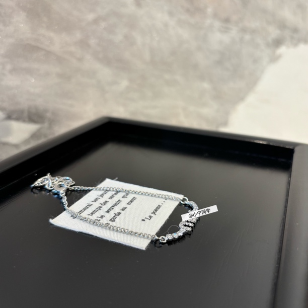 铜合金合成锆石手链 字母手链SL1715