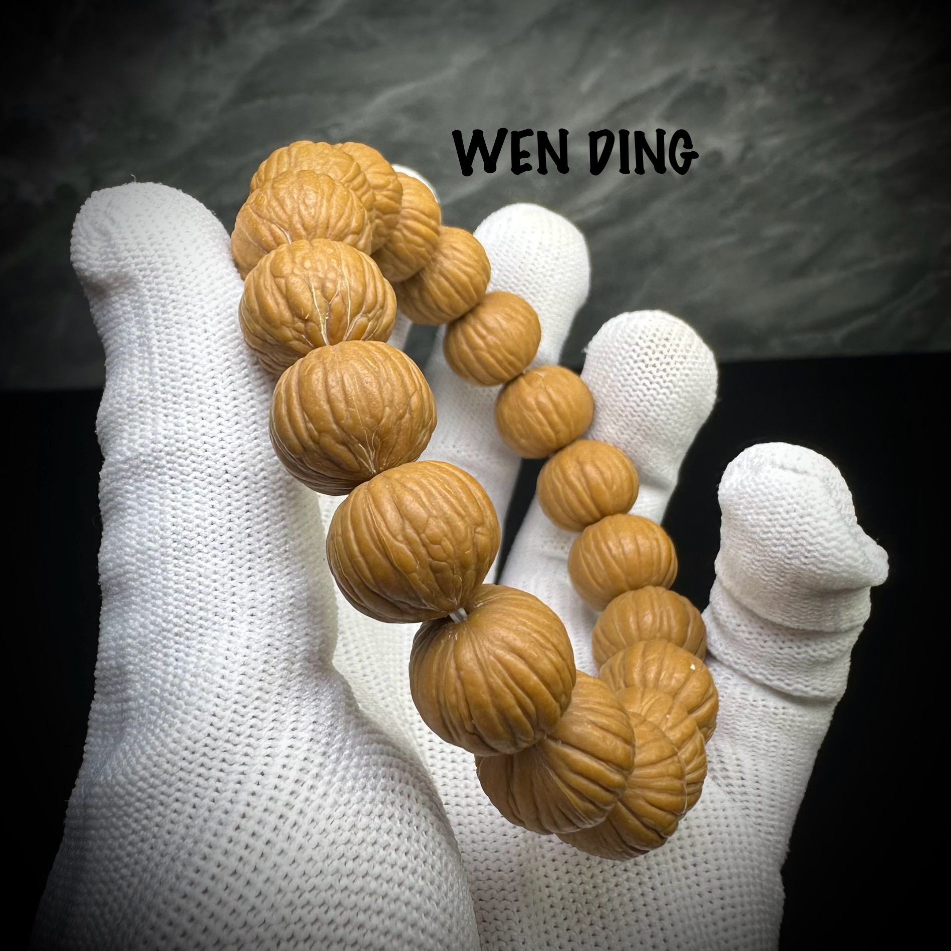 【 凤羽  土豪  南瓜】猴头手串原皮原色原生态 颗颗精选无修