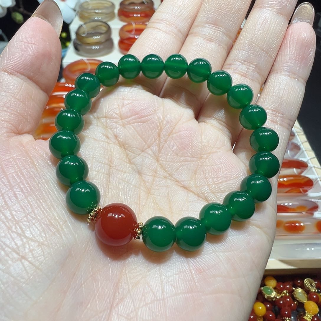 玛瑙/玉髓手链未镶嵌