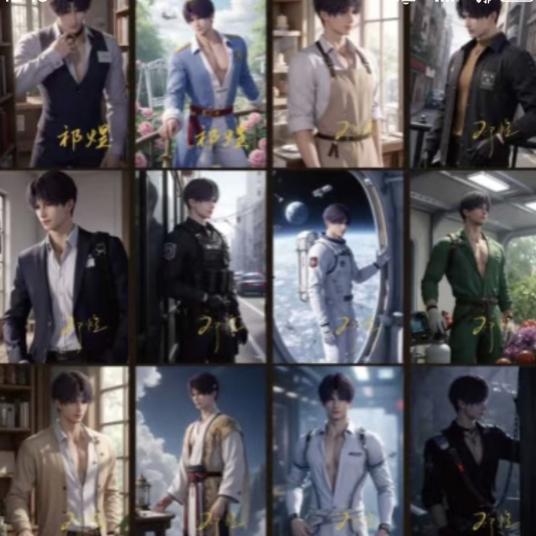 恋与深空-《时光秘境》明信片