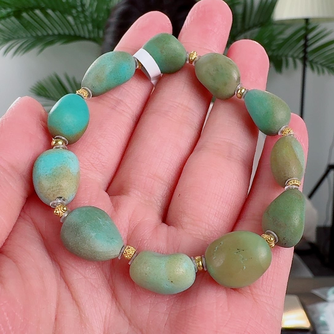 未镶嵌绿松石珠宝奇石