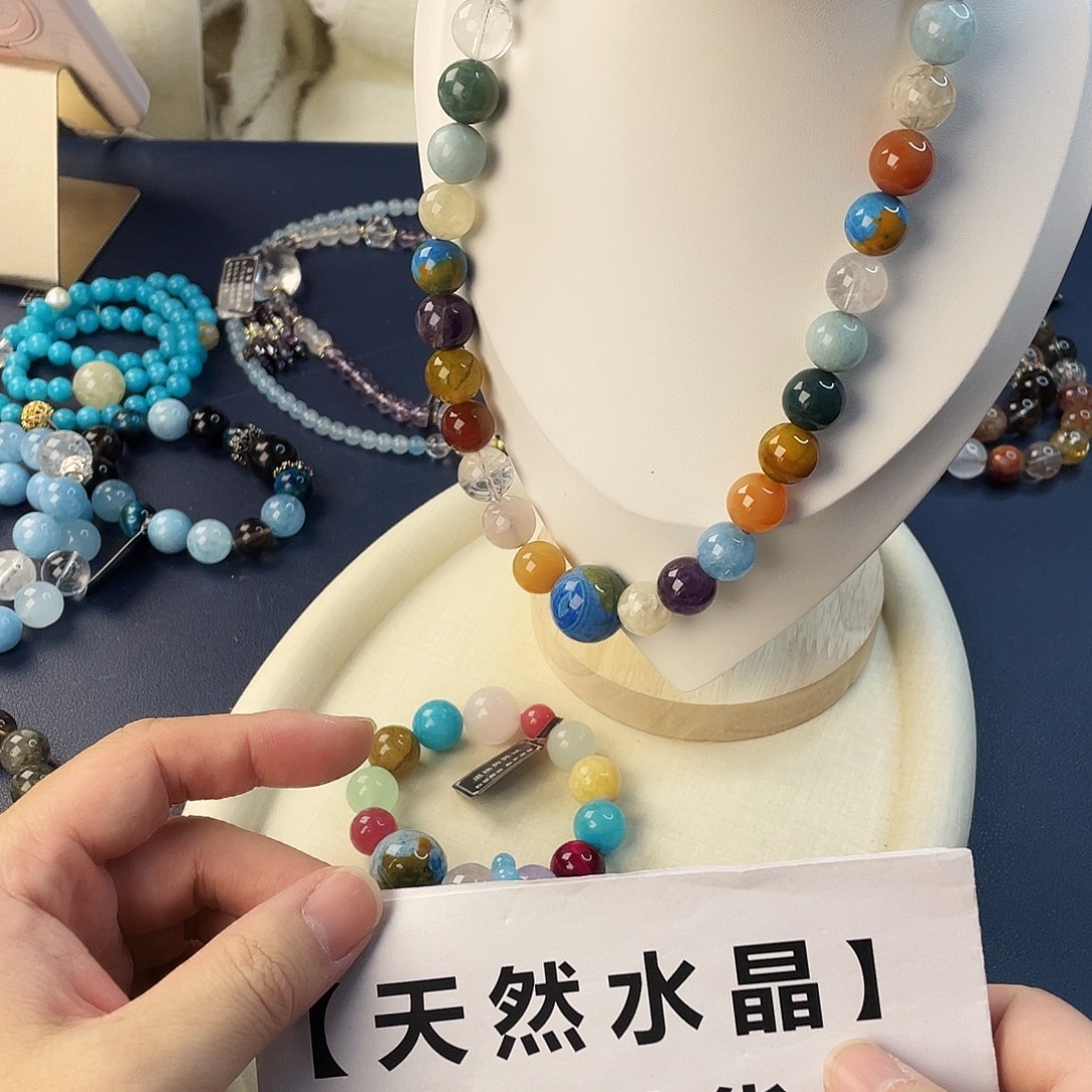 银S925镶嵌水晶手链