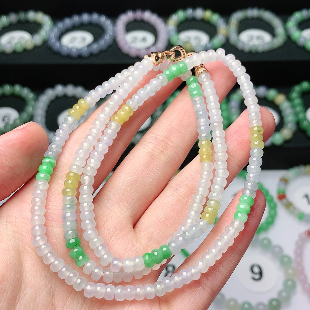 翡翠手链未镶嵌翡翠