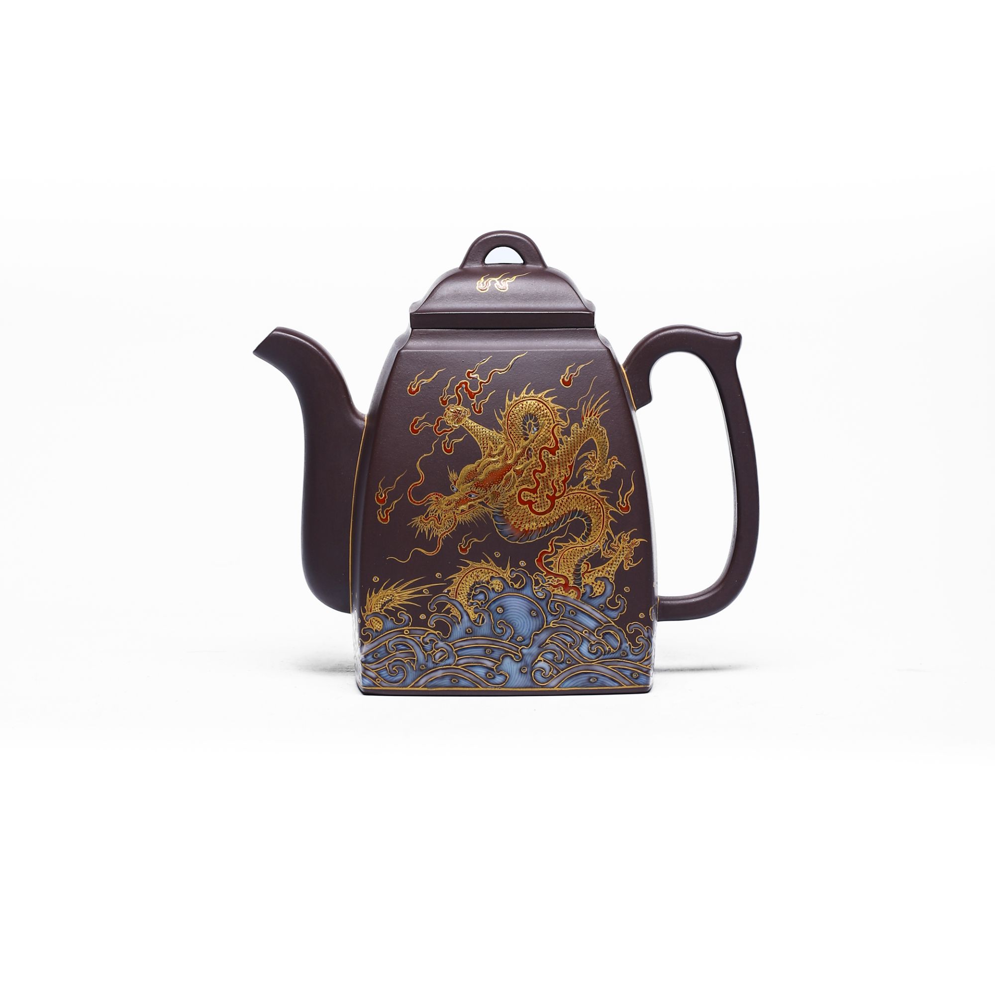 珏窑鱼跃龙门／珏窑限量款／汪庆红手制