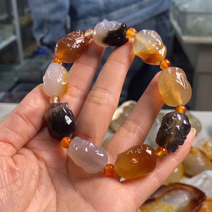 玛瑙/玉髓吊坠(不含链)未镶嵌