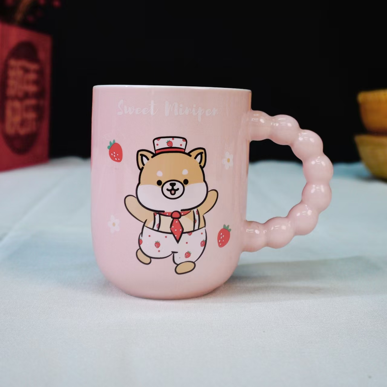 陶【A000-A020】陶瓷马克杯部分微瑕高温釉下彩