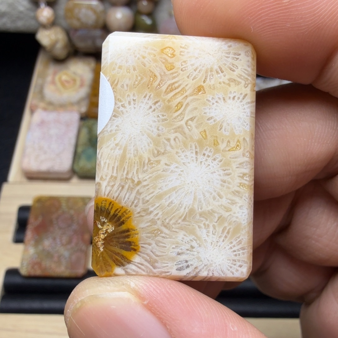 硅化玉未镶嵌天然有机玉石保真色