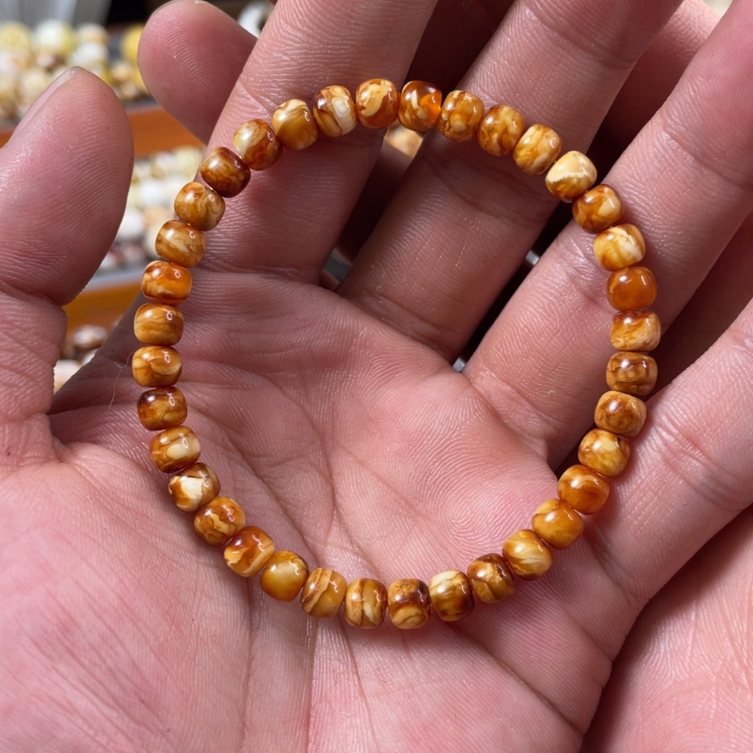 琥珀未镶嵌珠宝奇石6mm