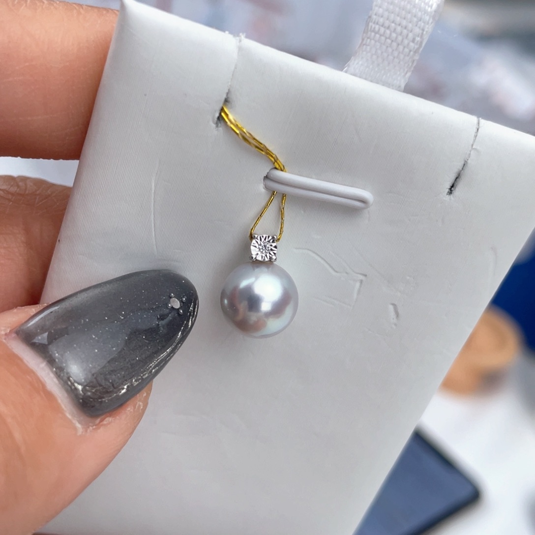 海水珍珠颈饰18K金镶嵌