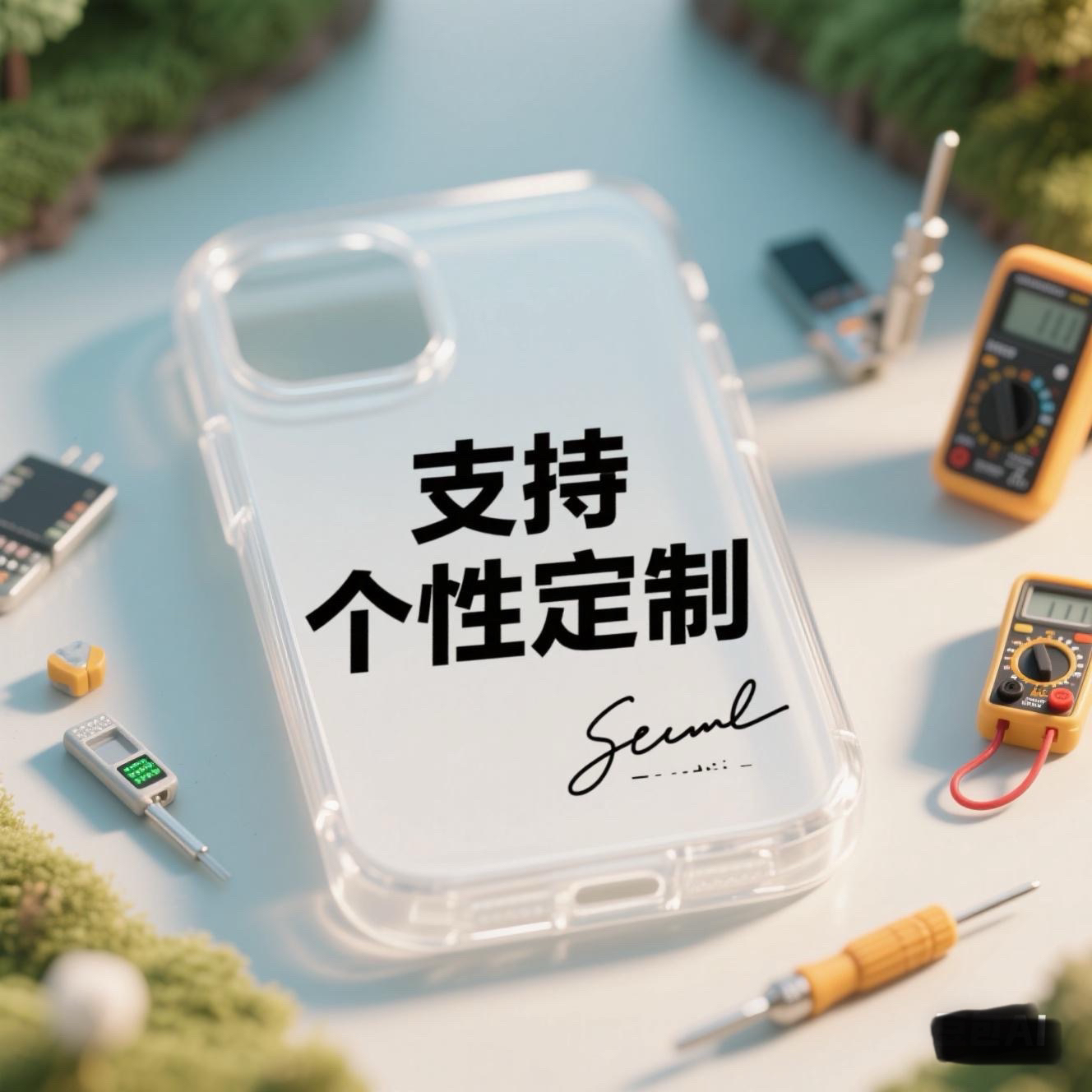 99新  通用系列手机壳个性化签名版 95 新
