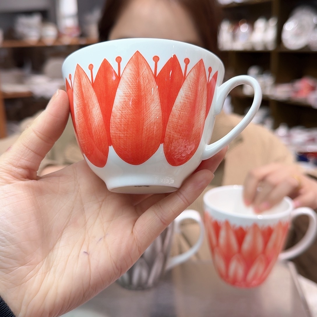 瓷鹅黄咖啡杯220ml外贸尾单