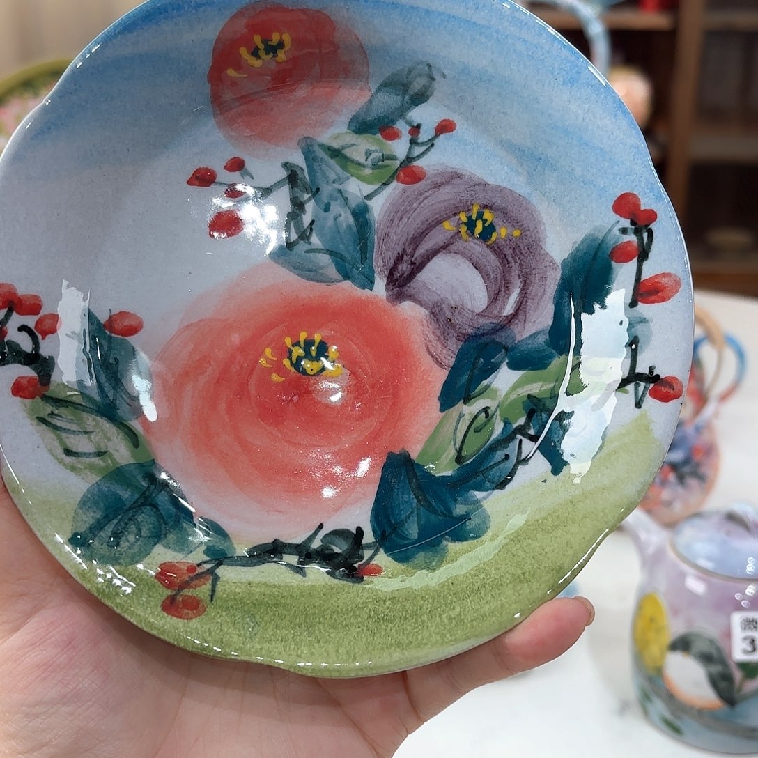 景德镇手绘高温釉下彩陶瓷茶具