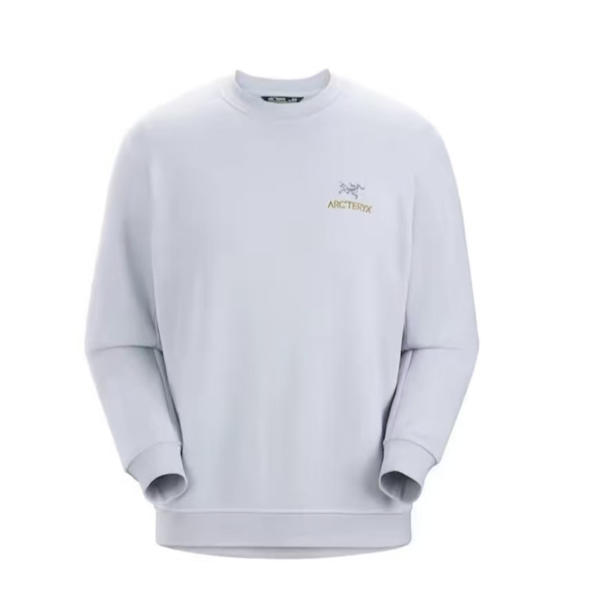 ARC'TERYX/始祖鸟EMBLEM Logo字母刺绣抓绒保暖圆领卫衣 男款
