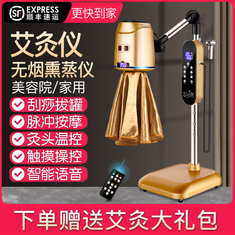 艾灸家用仪器宫寒热敷理疗熏蒸仪盒随身灸养生美容院专用艾炙灯