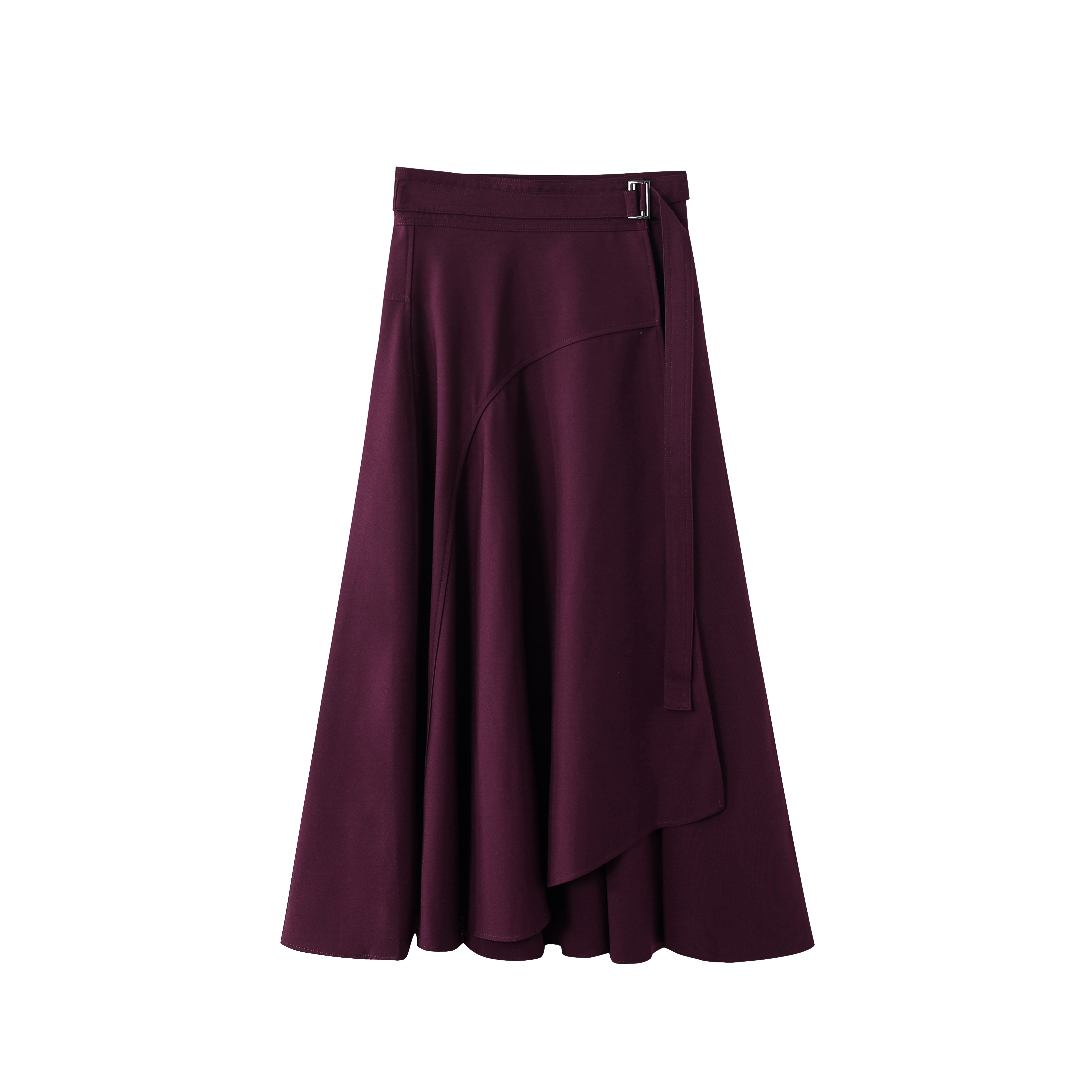 （进口加厚秋冬款）秋冬复合专柜品质面料能长款显瘦纯色半身裙