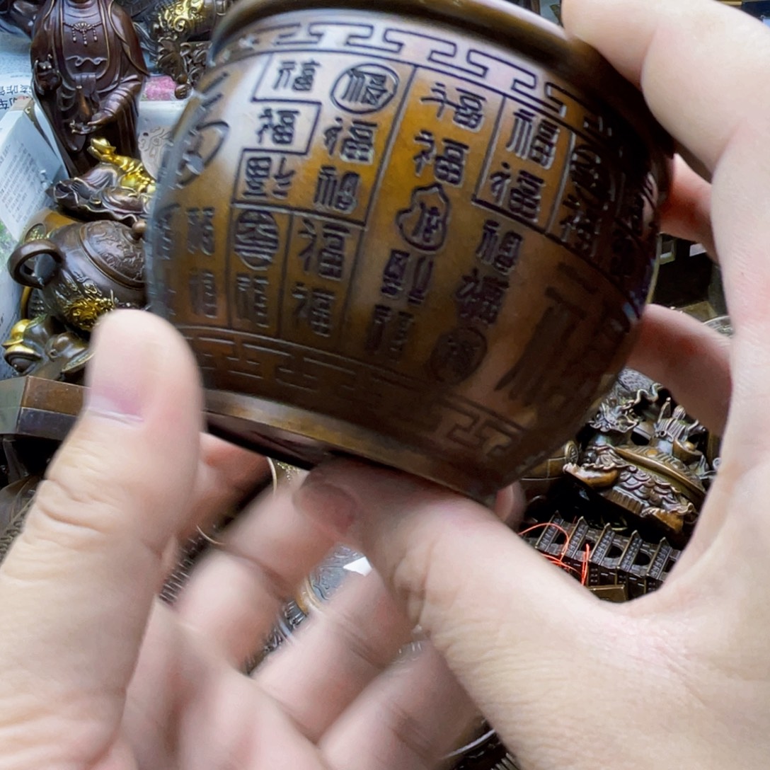 铜器工艺品办公室摆件 