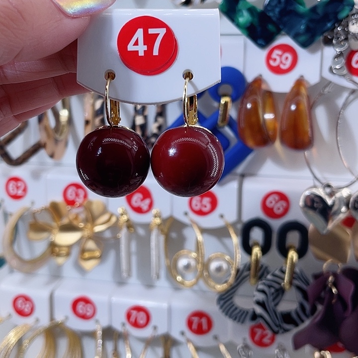 仿珍珠铁合金合金饰品耳扣5