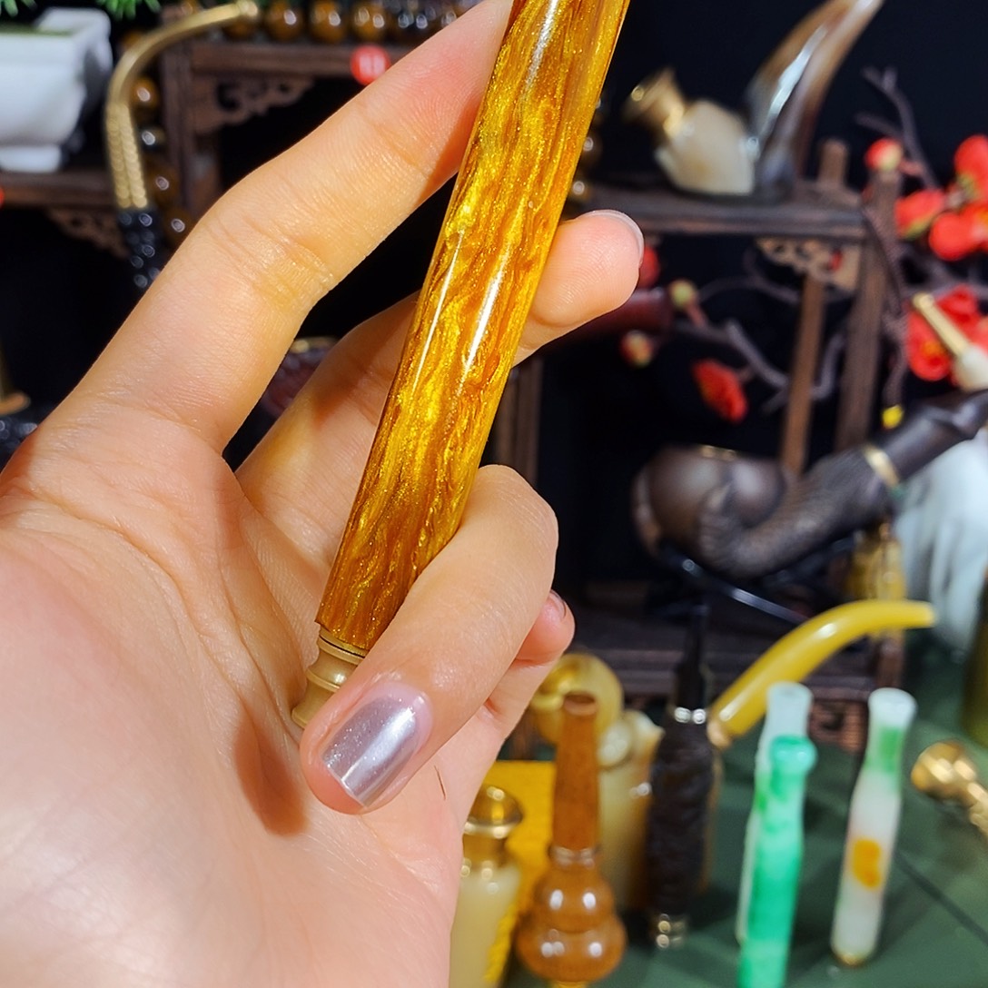 高端定制金丝楠烟嘴