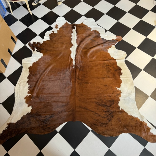 【本尼家】F77 230x210cm专拍牛皮地毯家用轻奢手工