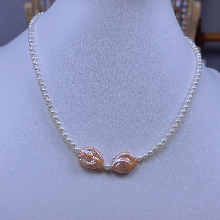 淡水珍珠手绳合金