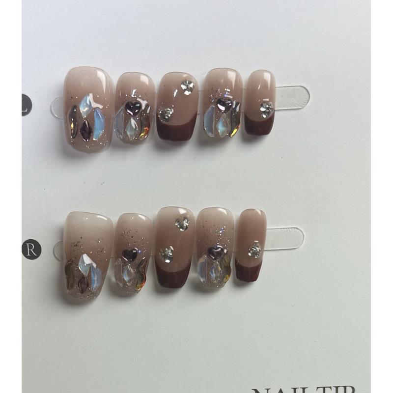 晚棠手工穿戴甲两单包邮c809