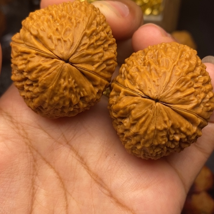 把件文玩核桃41尺密纹狮子