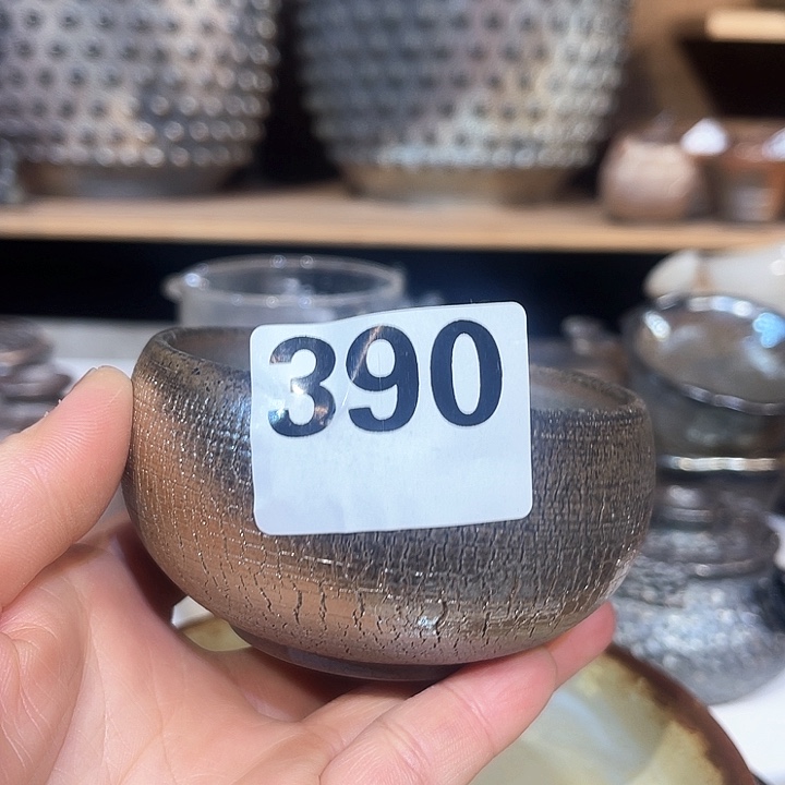 杯高温柴烧陶泥手工杯