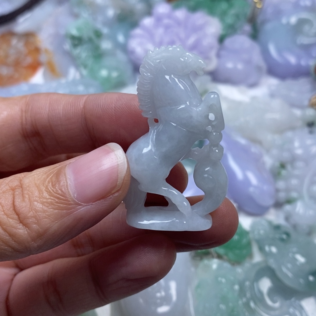 颈饰未镶嵌翡翠青****5翡翠