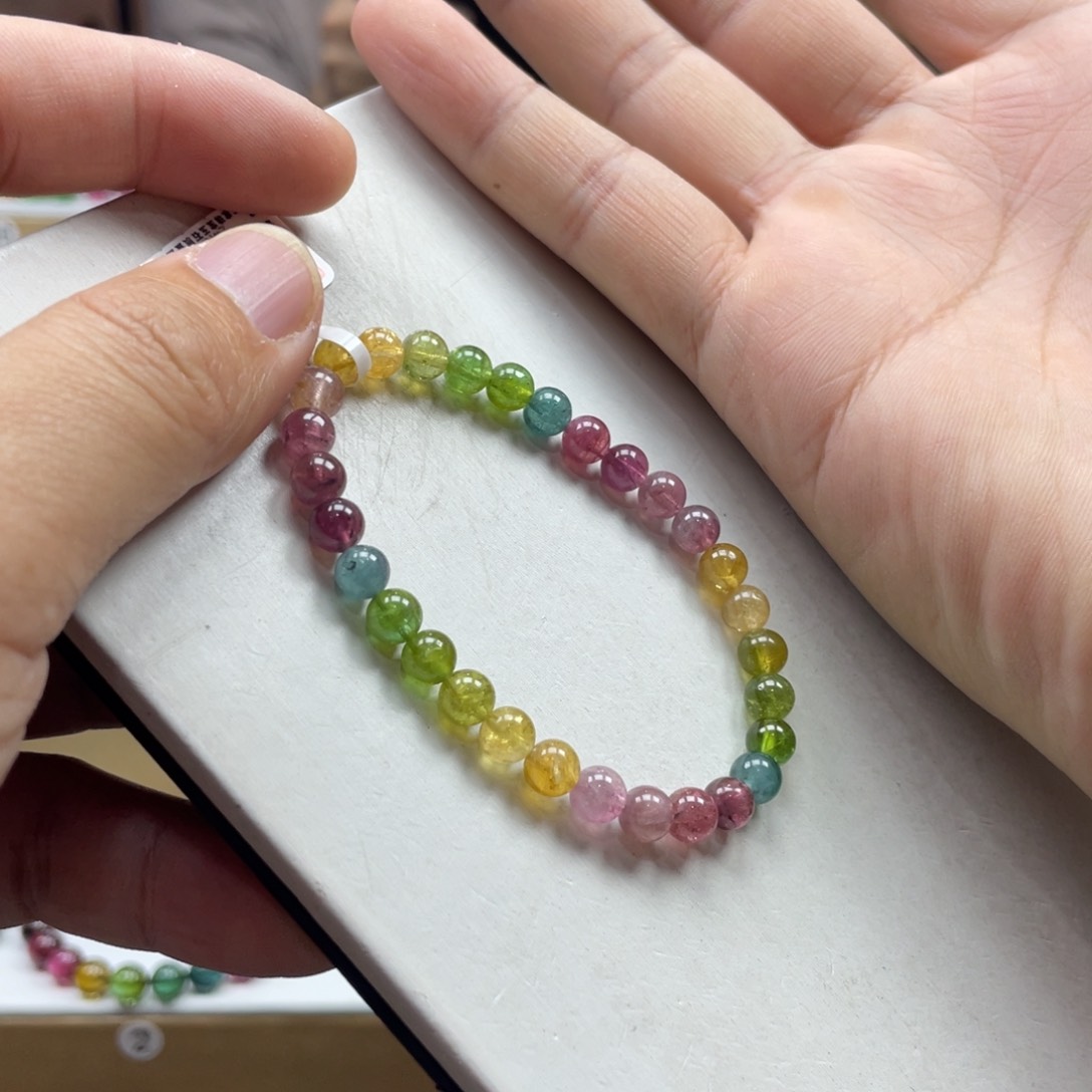 碧玺手串未镶嵌6mm.mmmmmmm