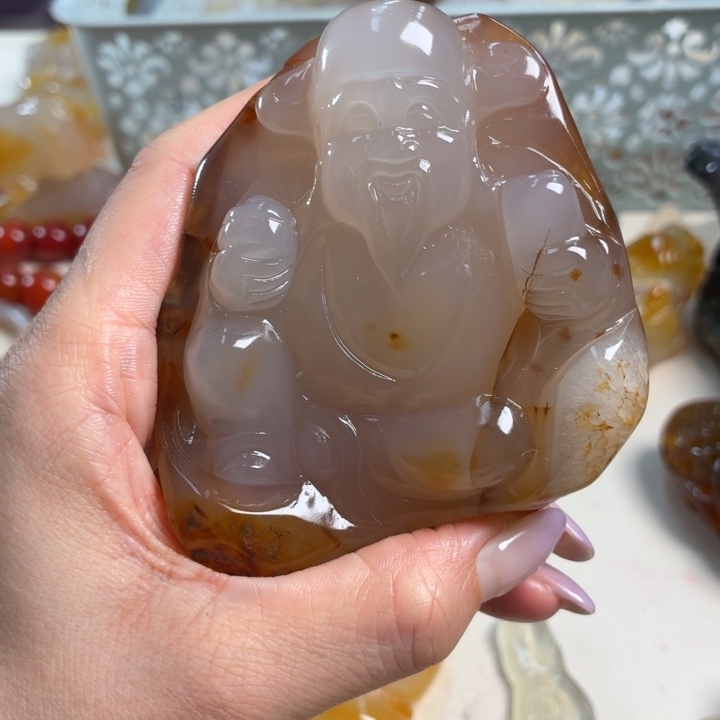 玛瑙/玉髓未镶嵌吊坠(不含链)