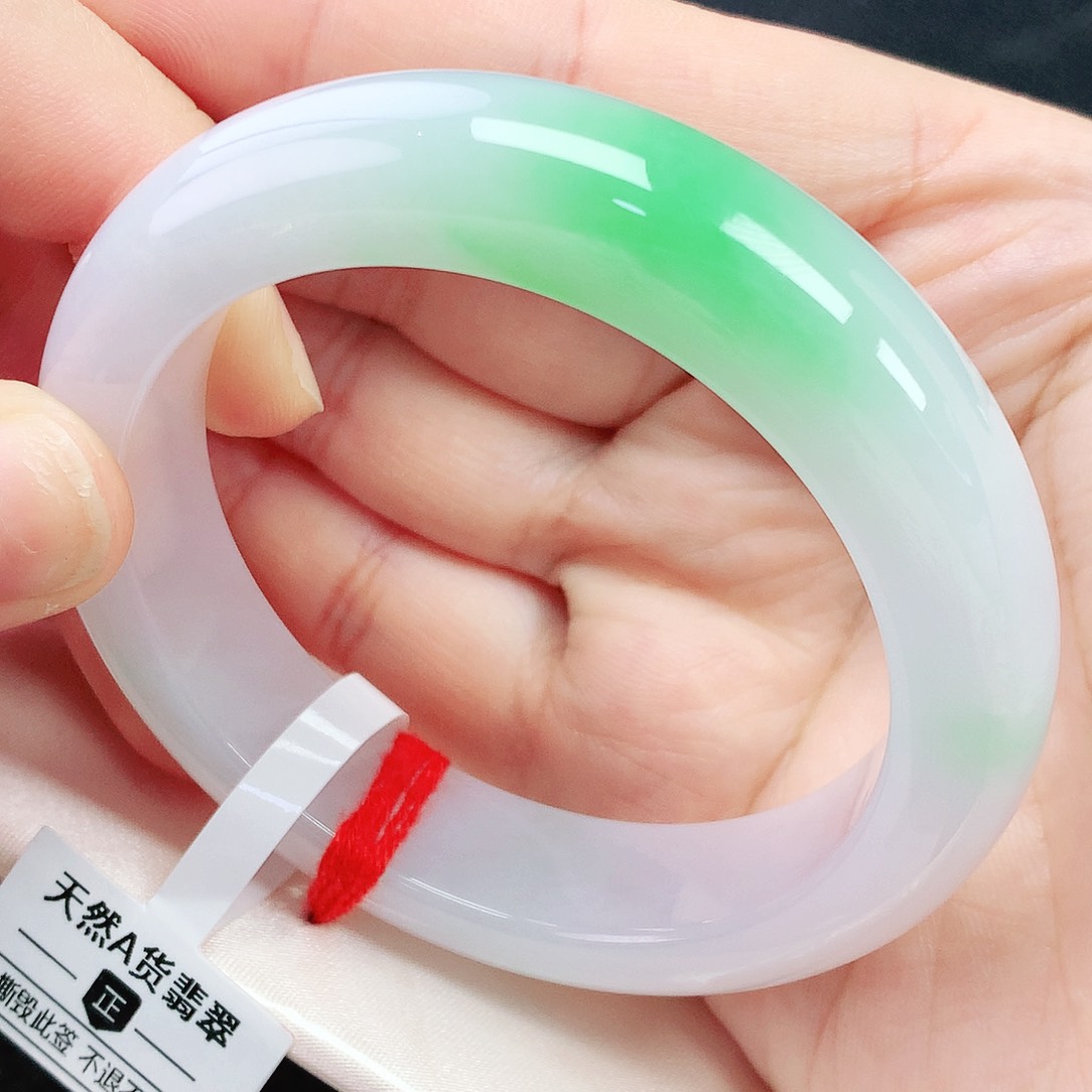 未镶嵌手镯翡翠55圈