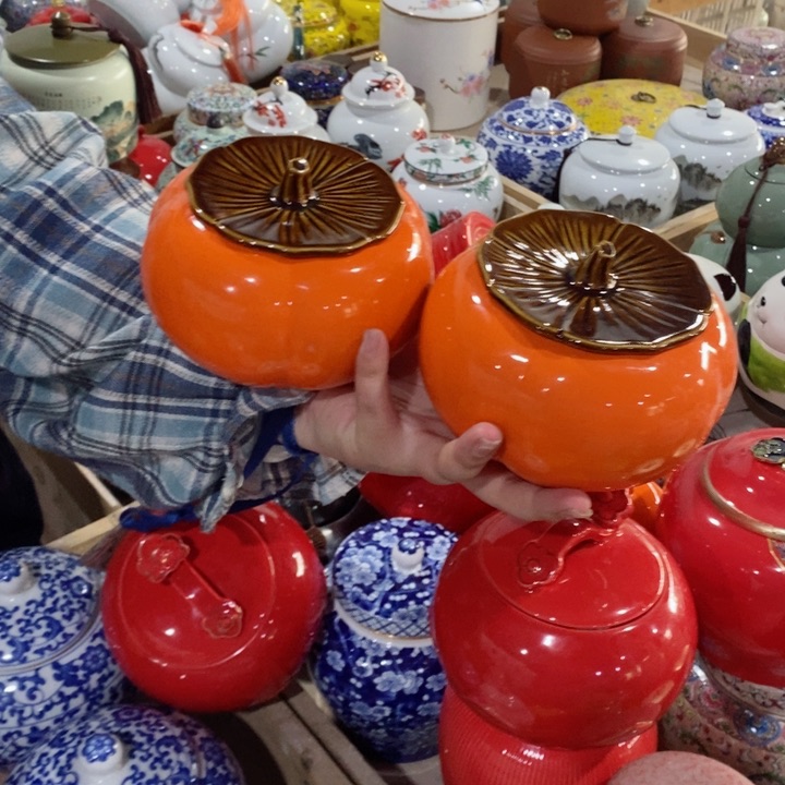 罐陶瓷茶叶罐陶瓷密封罐