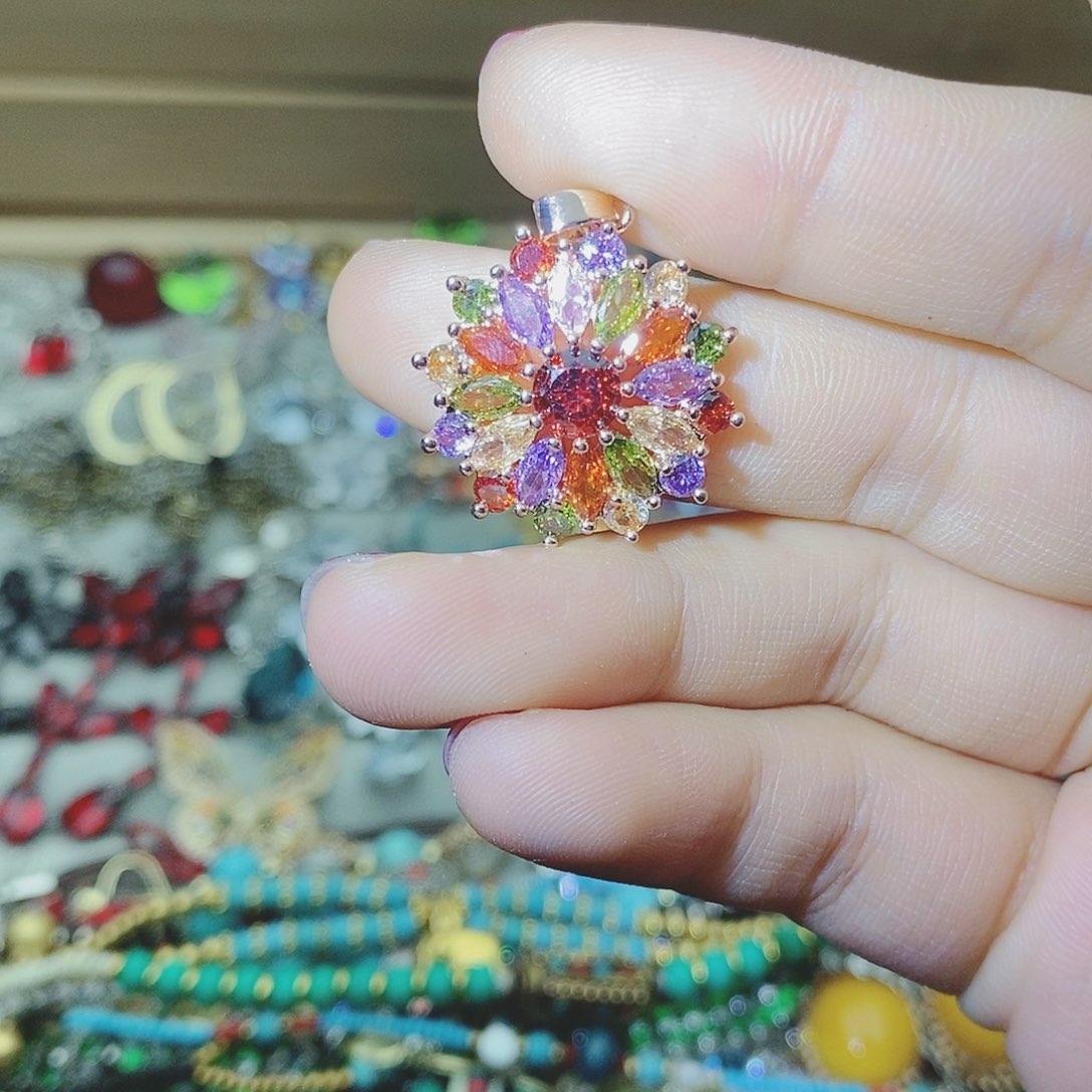 【闪购商品】托帕石耳饰银S925镶嵌