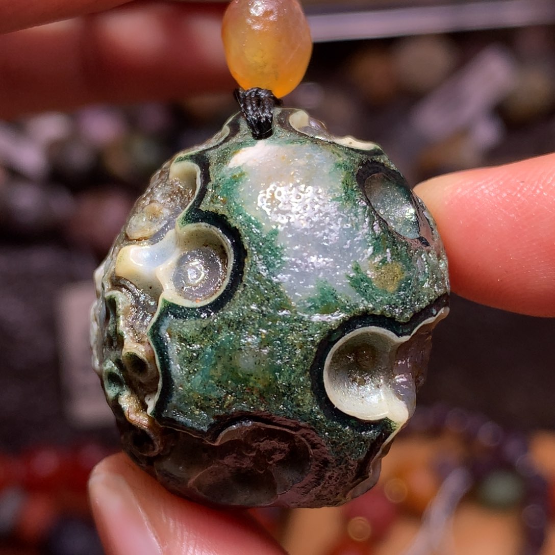 未镶嵌玛瑙/玉髓珠宝半成品