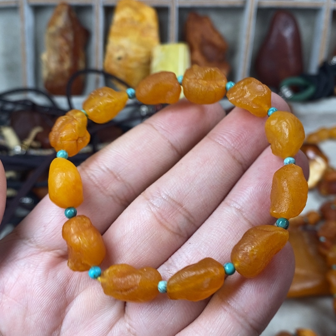 琥珀未镶嵌珠宝奇石