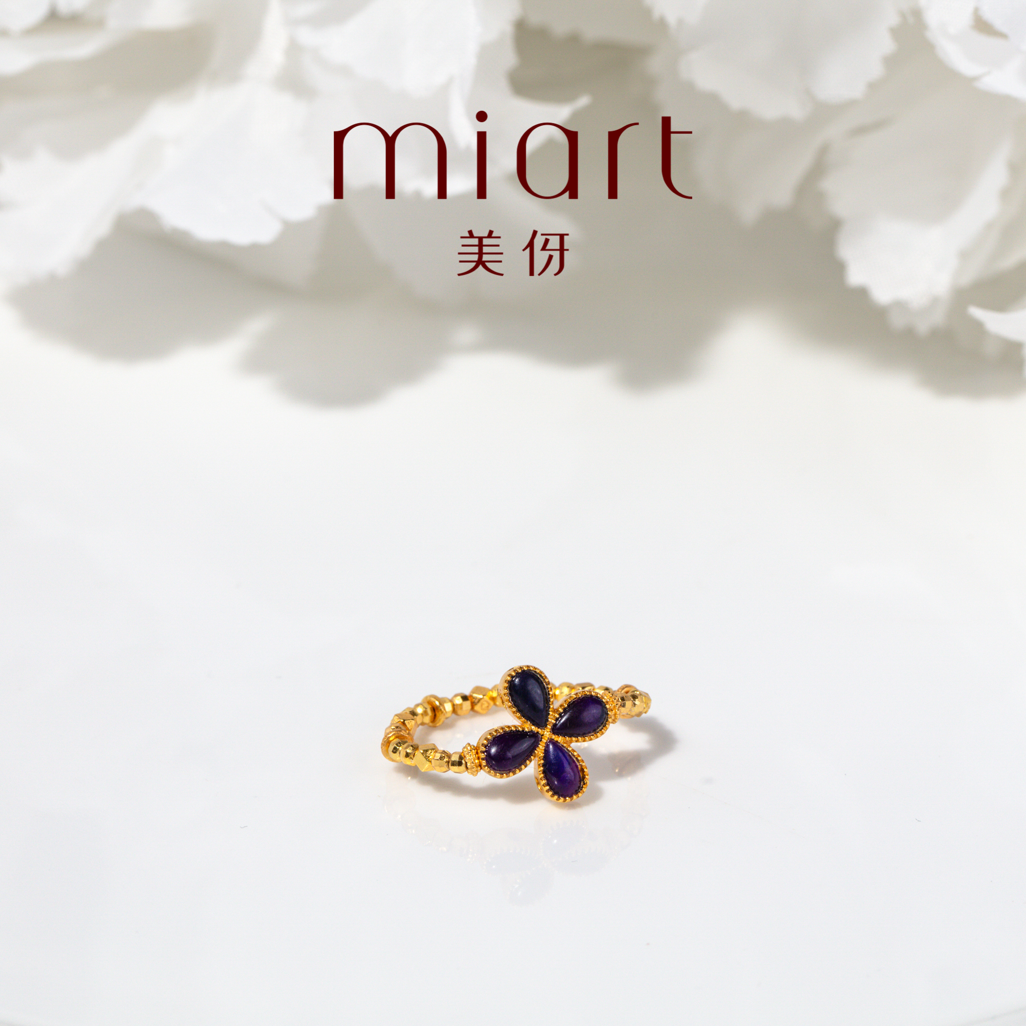 美伢【承露】原创高端设计款款戒指QT25JZ08002