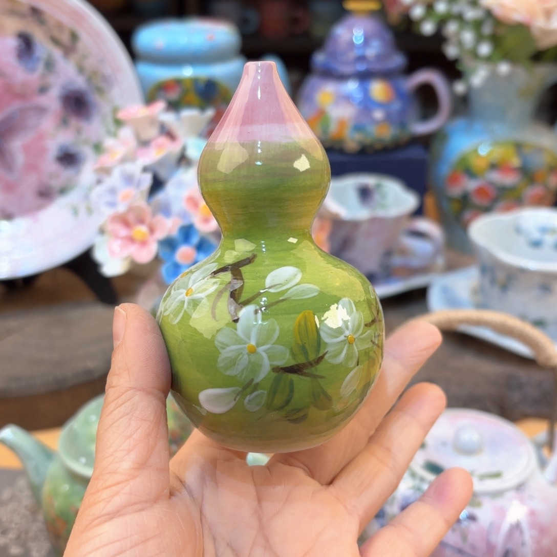 景德镇手绘高温釉下彩陶瓷茶具