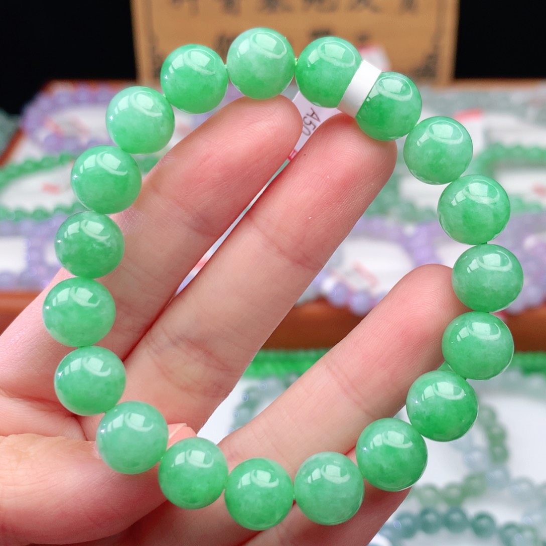 翡翠手链未镶嵌翡翠10mm