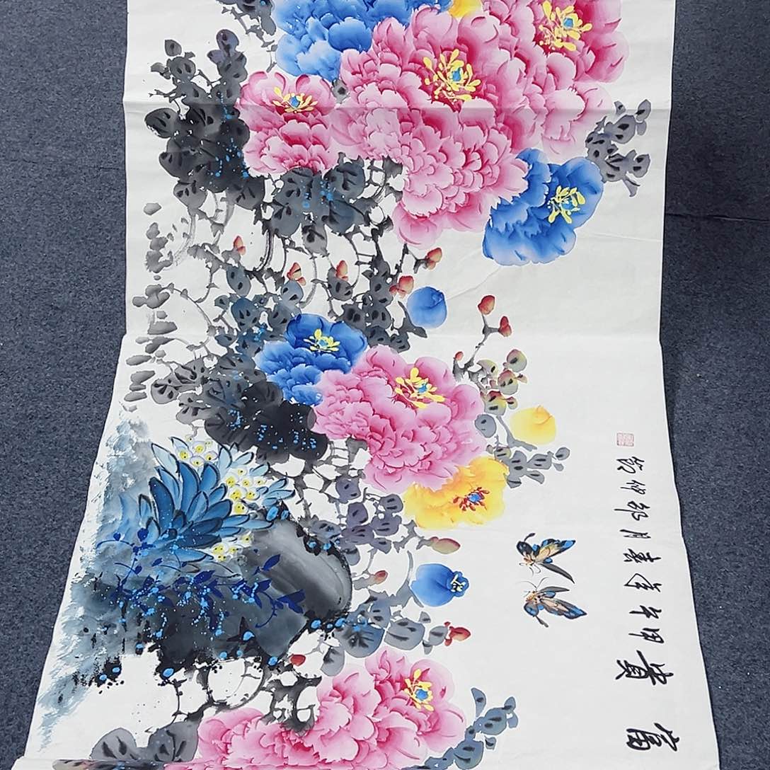 国画事事顺心如意万事如意万事